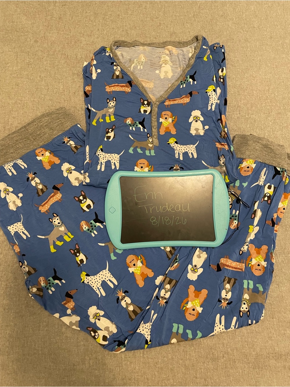 Little Sleepies Dapper Dogs Women’s PJ Set